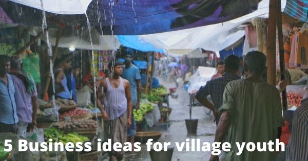 5 Business ideas for village youth